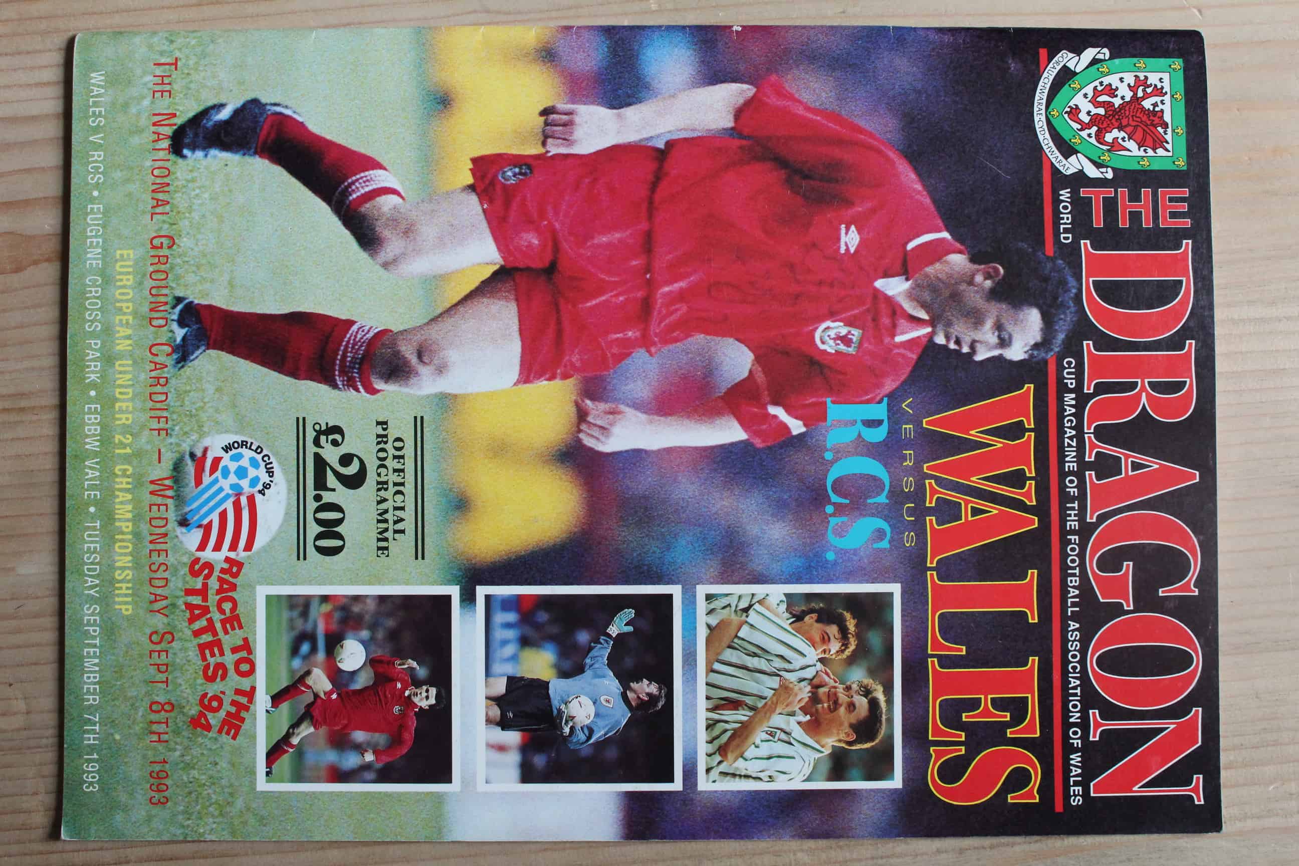 Wales v Czechoslovakia